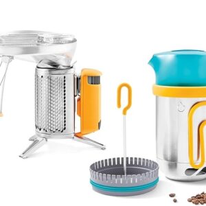BioLite CampStove 2+ Complete Kit – Off-Grid Wood-Burning Stove with Electricity Generation & Cookware